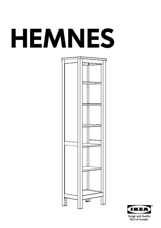 Mode d'emploi IKEA HEMNES BOOKCASE 19X77