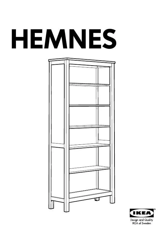 Mode d'emploi IKEA HEMNES BOOKCASE 35X77