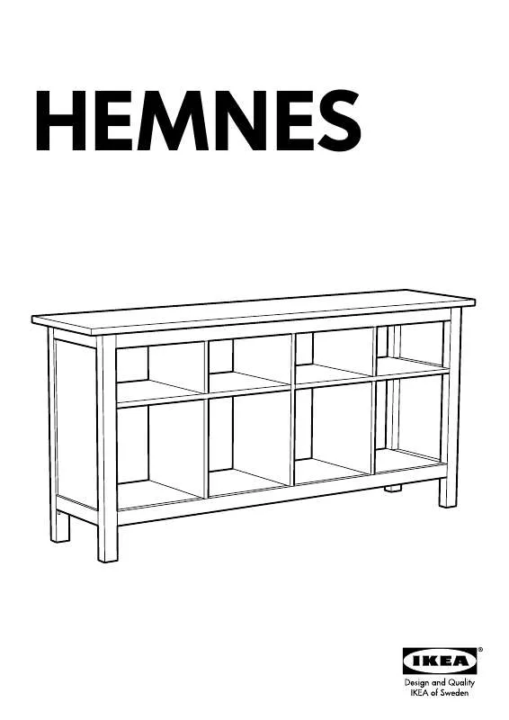Mode d'emploi IKEA HEMNES CONSOLE TABLE