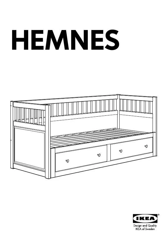 Mode d'emploi IKEA HEMNES DAYBED W/ 2DRAWERS