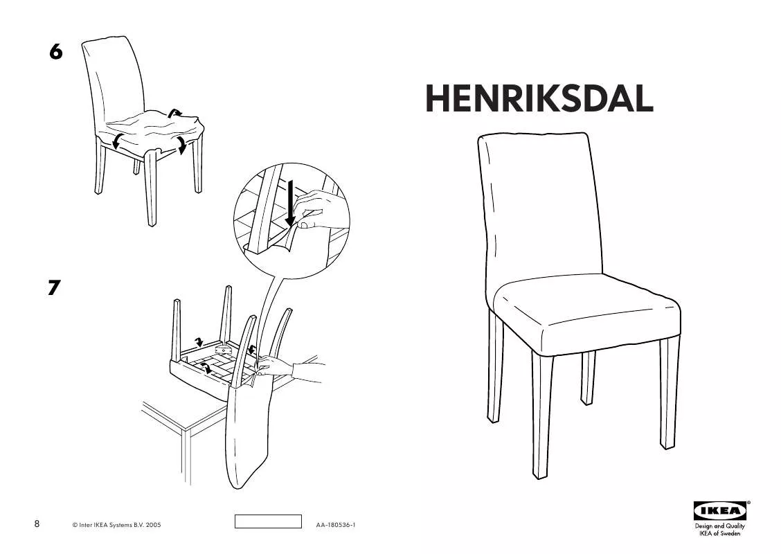 Mode d'emploi IKEA HENRIKSDAL CHAIR FRAME