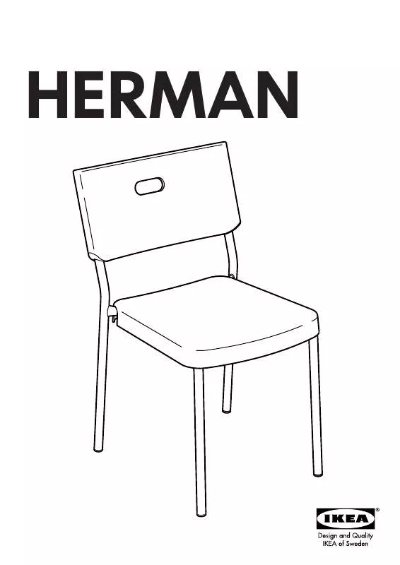 Mode d'emploi IKEA HERMAN CHAIR