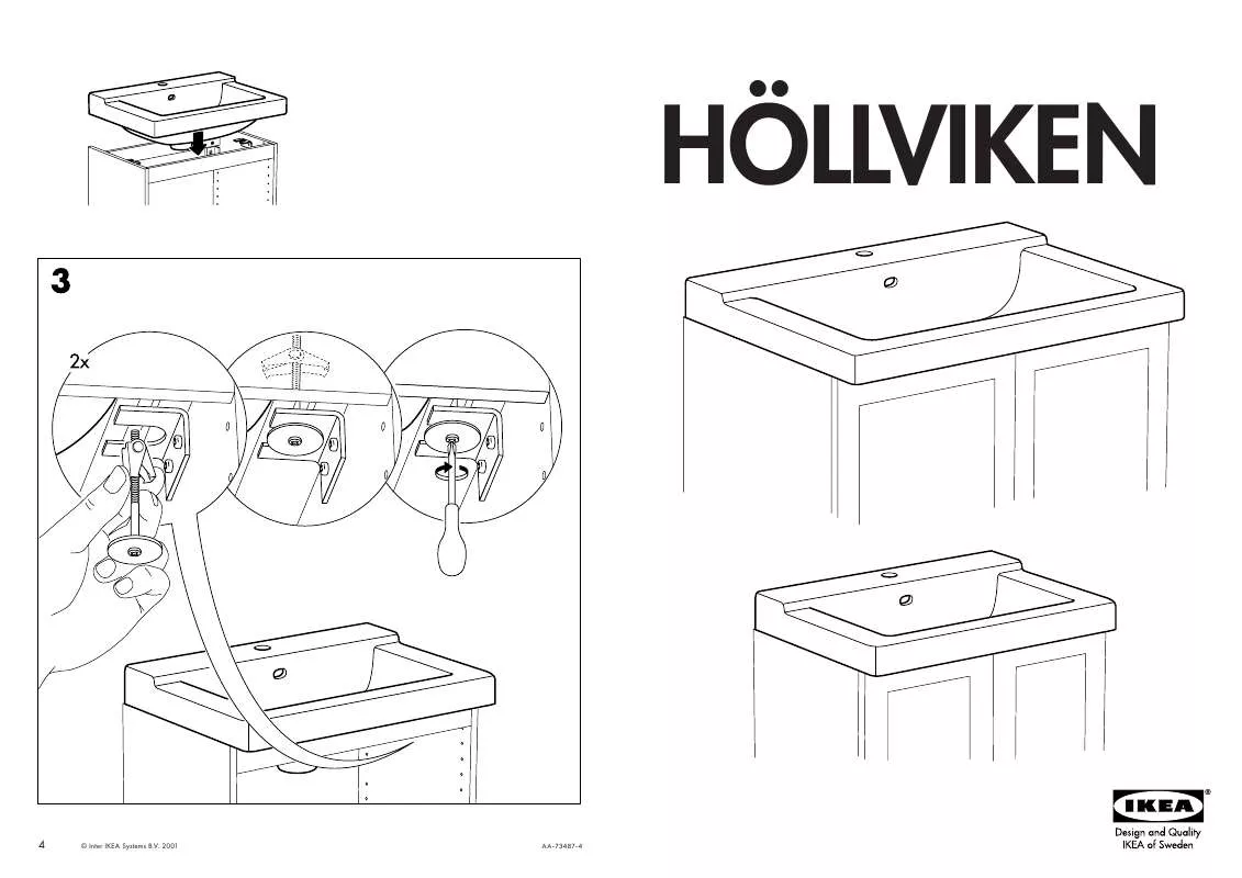 Mode d'emploi IKEA HÖLLVIKEN SINK 32X22