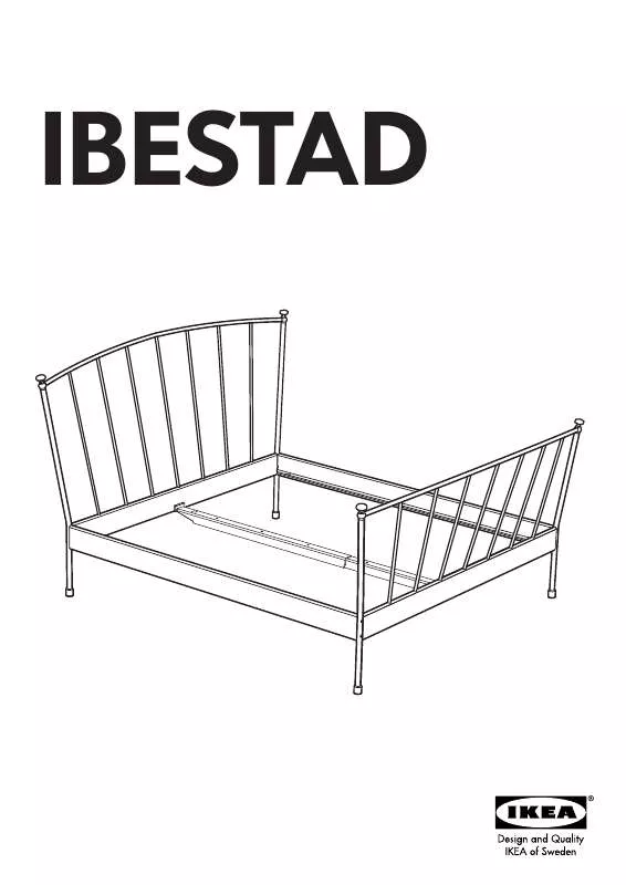 Mode d'emploi IKEA IBESTAD BED FRAME FULL & QUEEN