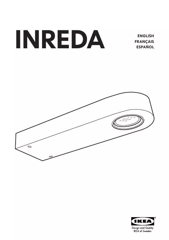 Mode d'emploi IKEA INREDA CABINET LIGHTING
