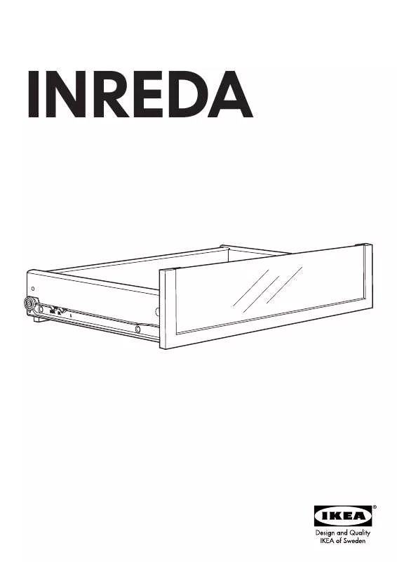 Mode d'emploi IKEA INREDA DRAWER 23 5/8X15 3/4