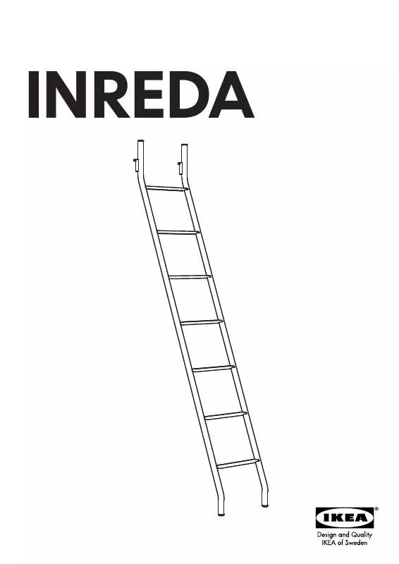 Mode d'emploi IKEA INREDA LADDER 15 3/8X86 5/8