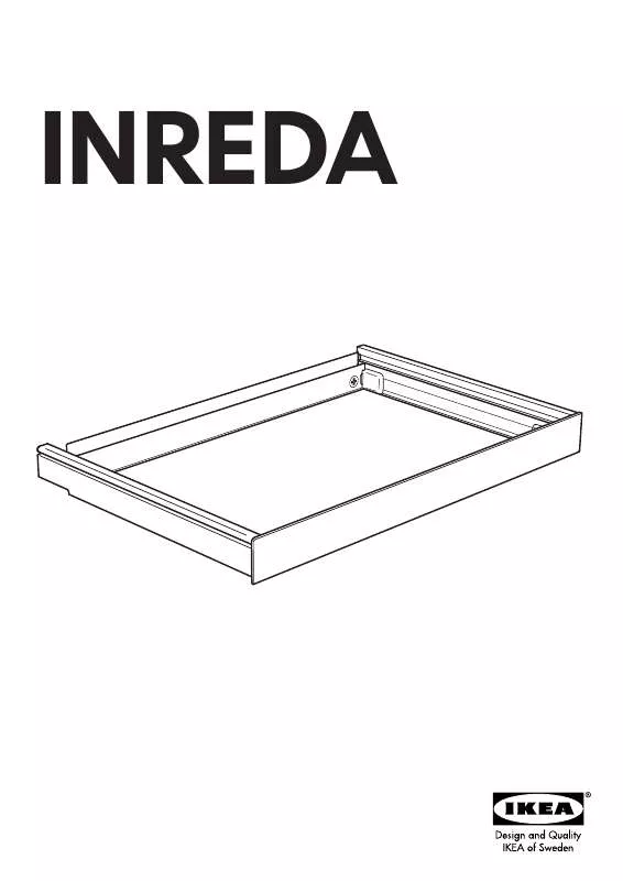 Mode d'emploi IKEA INREDA PULL OUT FRAME