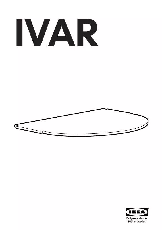 Mode d'emploi IKEA IVAR TABLE TOP 32 5/8X25 5/8