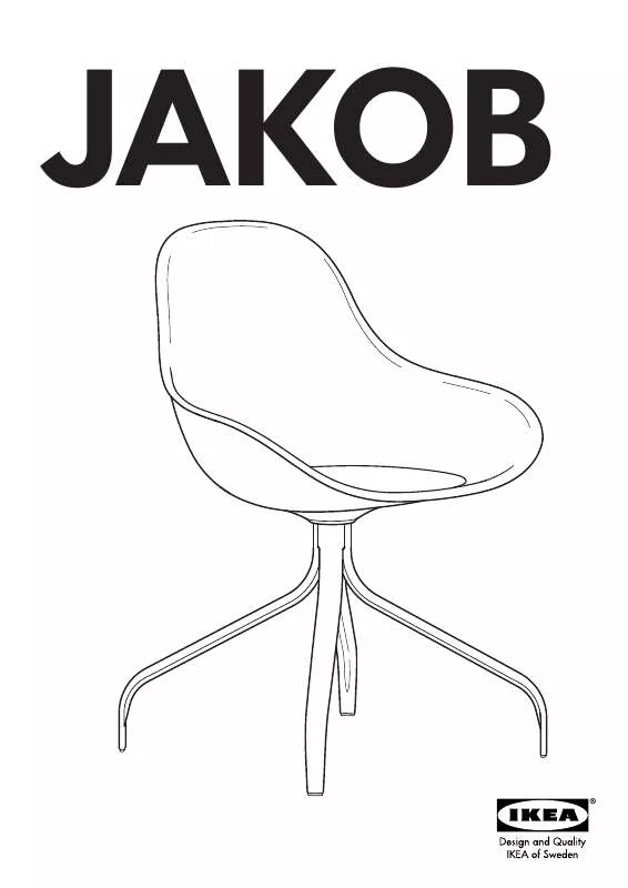 Mode d'emploi IKEA JAKOB SWIVEL CHAIR W/PAD