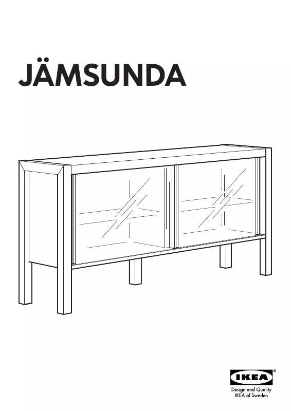 Mode d'emploi IKEA JÄMSUNDA SIDEBOARD 63X30 3/4