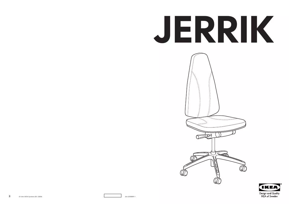 Mode d'emploi IKEA JERRIK SWIVEL CHAIR