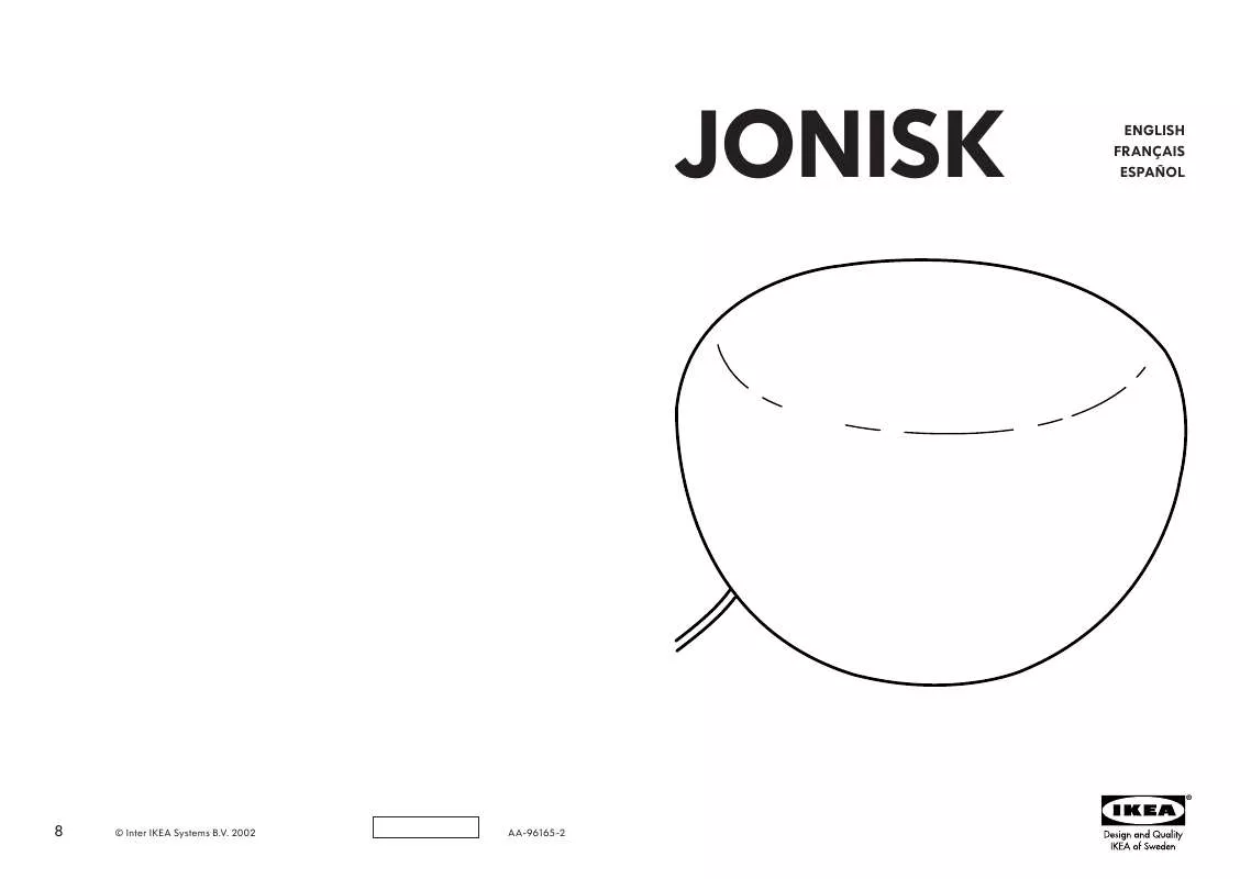 Mode d'emploi IKEA JONISK FLOOR/TABLE LAMP