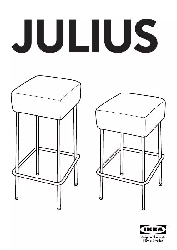 Mode d'emploi IKEA JULIUS BAR STOOL 29