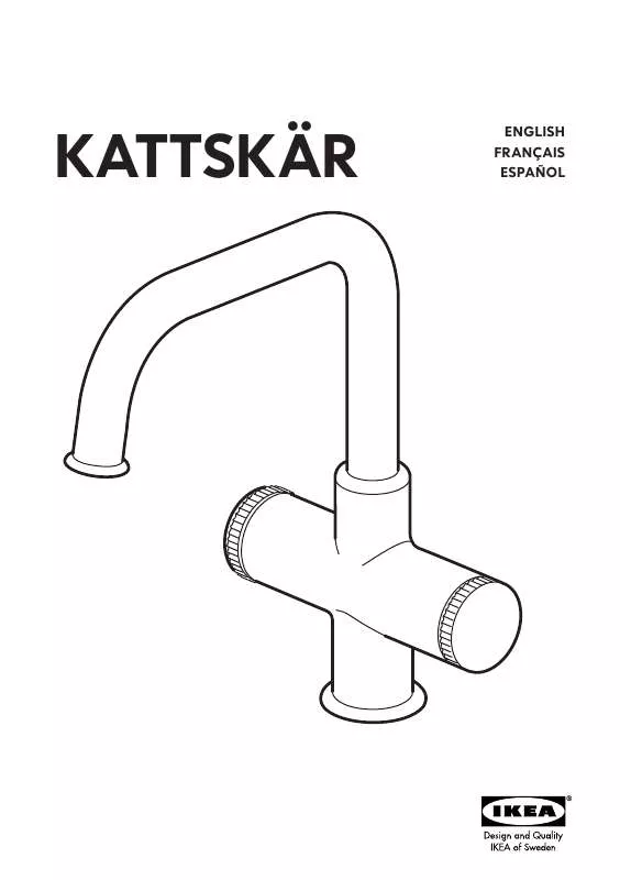 Mode d'emploi IKEA KATTSKAR BATH FAUCET