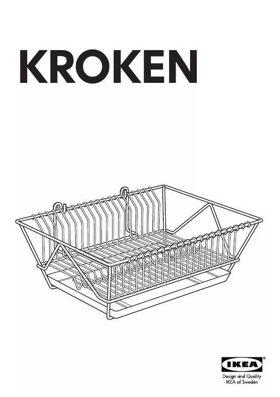Mode d'emploi IKEA KROKEN DISH DRAIN