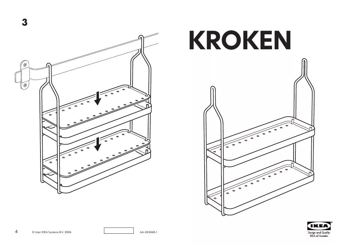 Mode d'emploi IKEA KROKEN SPICE RACK 11