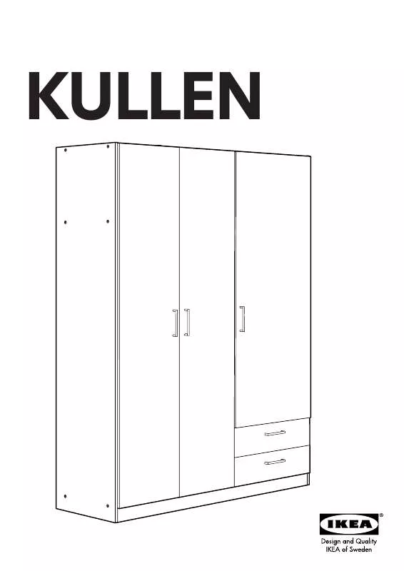 Mode d'emploi IKEA KULLEN WARDROBE W/3 DOORS 57X75