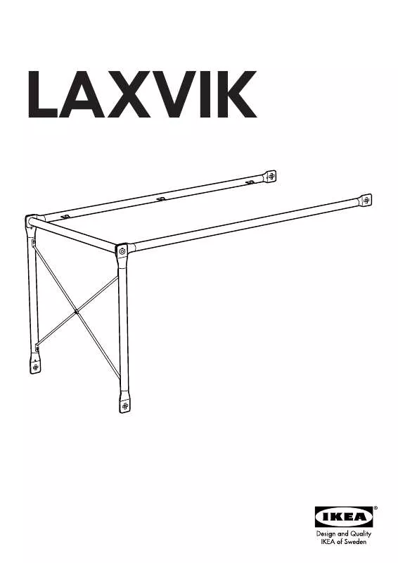 Mode d'emploi IKEA LAXSVIK ADD ON UNIT FOR HEIGHT EXT 31X15