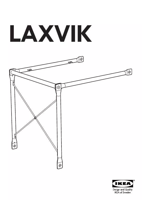 Mode d'emploi IKEA LAXSVIK ADDON FOR HEIGHT EXTENTION 15X15