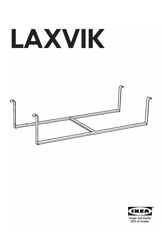 Mode d'emploi IKEA LAXSVIK MEDIA SHELF
