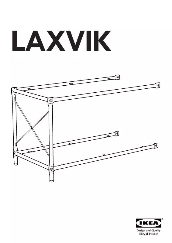 Mode d'emploi IKEA LAXVIK ADD-ON UNIT FOR BASIC UNIT 32X19
