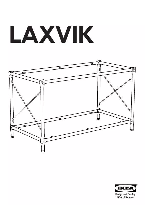 Mode d'emploi IKEA LAXVIK BASIC UNIT 31 1/2X18 1/2