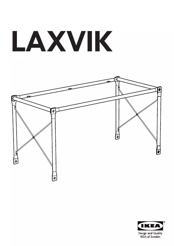 Mode d'emploi IKEA LAXVIK HEIGHT EXTENSION FOR BASIC UNIT 32X16