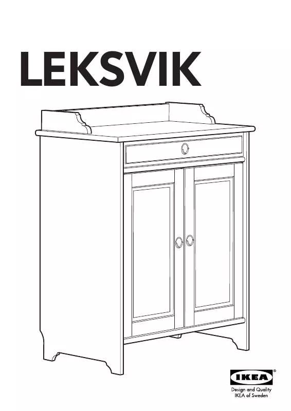 Mode d'emploi IKEA LEKSVIK BUFFET 27X35