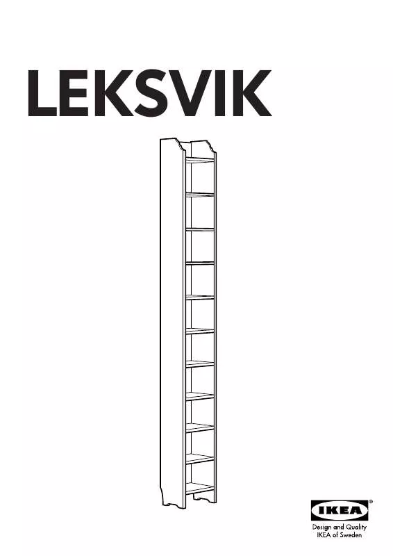 Mode d'emploi IKEA LEKSVIK CD TOWER 78