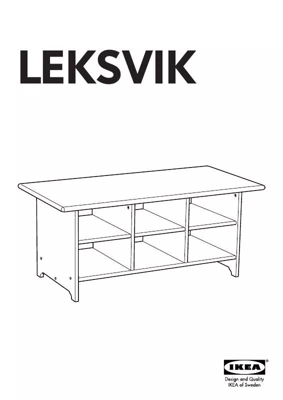 Mode d'emploi IKEA LEKSVIK COFFEE TABLE 47X23