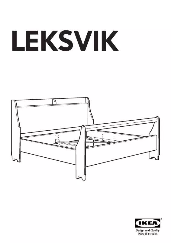 Mode d'emploi IKEA LEKSVIK HEAD/FOOT BOARD QUEEN