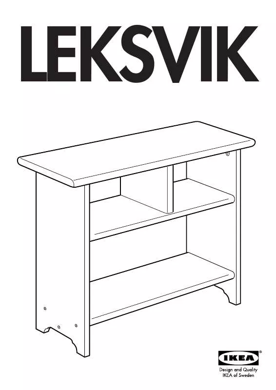 Mode d'emploi IKEA LEKSVIK SIDE TABLE 30X13