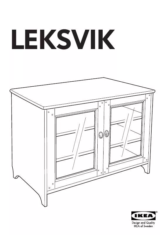 Mode d'emploi IKEA LEKSVIK TV UNIT 37 3/8X29 1/2