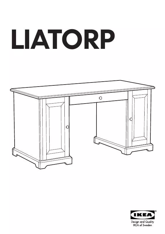 Mode d'emploi IKEA LIATORP DESK 57 1/8X25 5/8