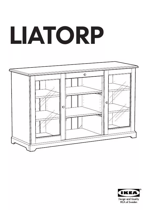 Mode d'emploi IKEA LIATORP SIDEBOARD 57 X34