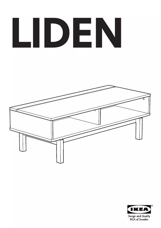Mode d'emploi IKEA LIDEN TV TABLE