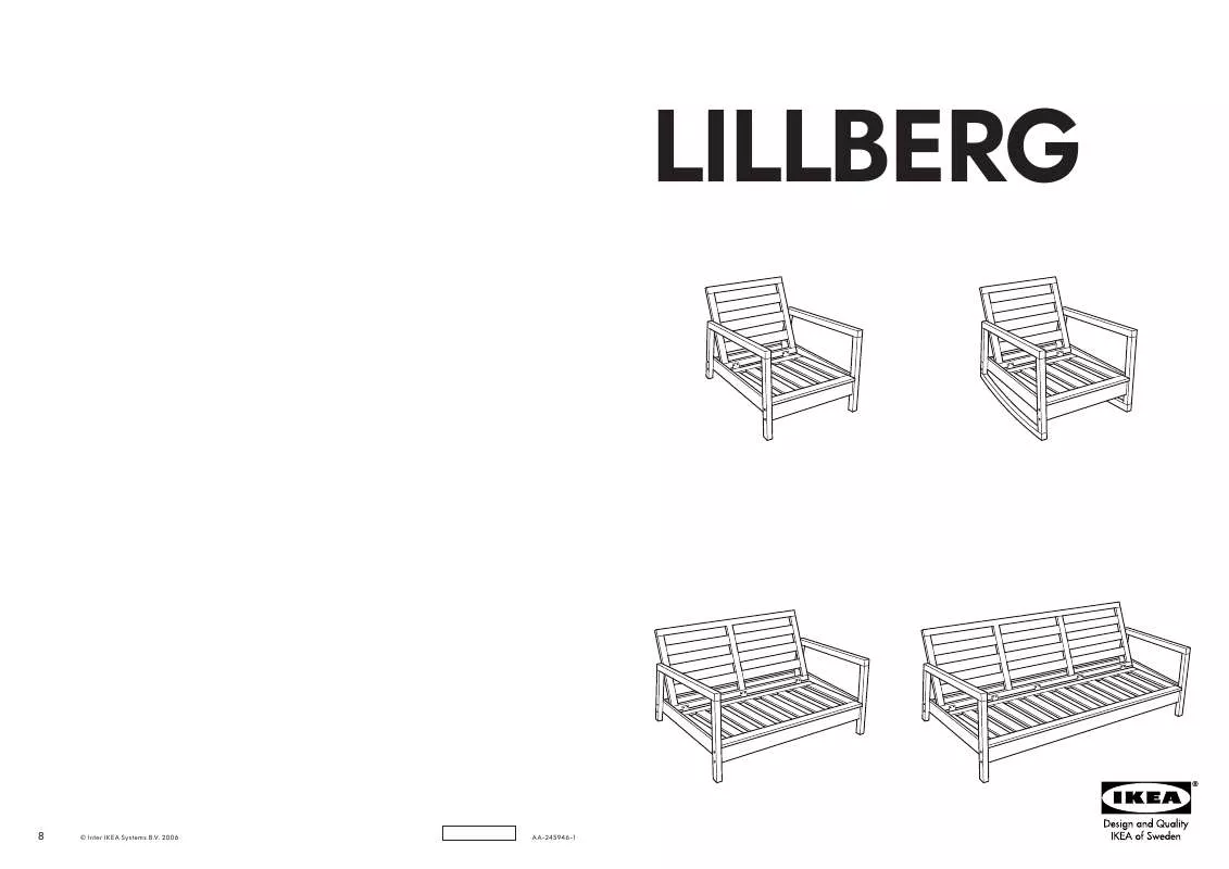 Mode d'emploi IKEA LILLBERG CHAIR FRAME