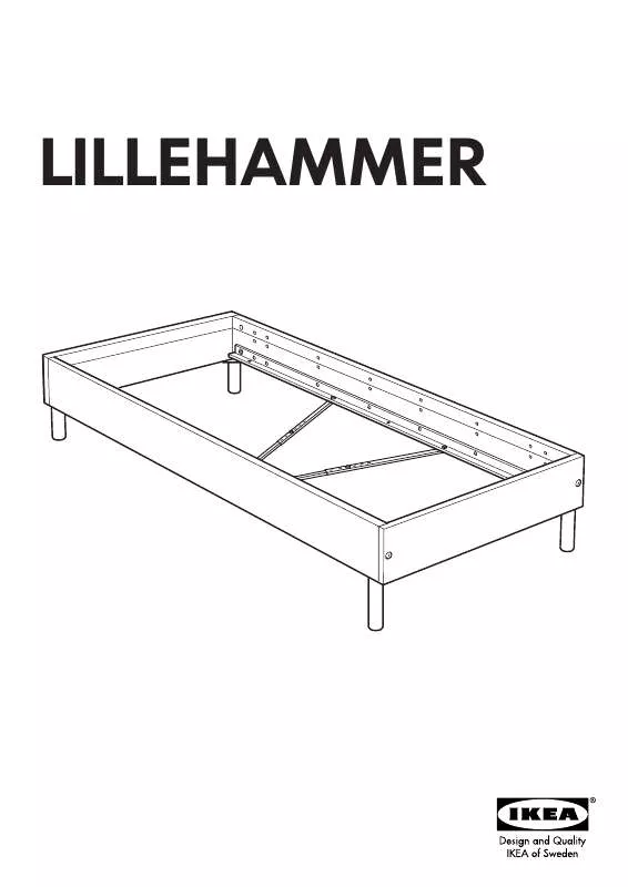 Mode d'emploi IKEA LILLEHAMMER BED FRAME TWIN