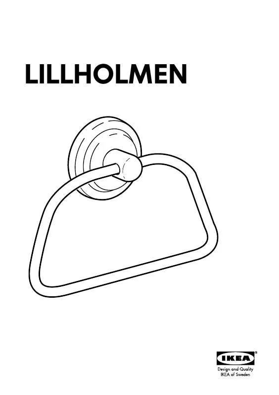 Mode d'emploi IKEA LILLHOLMEN TOWEL HOLDER