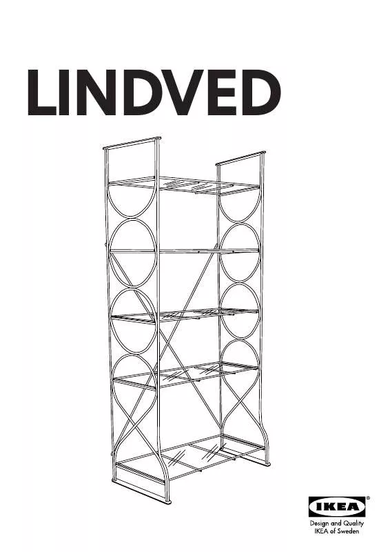 Mode d'emploi IKEA LINDVED SHELVING UNIT 35X71