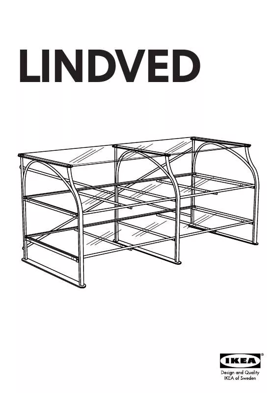 Mode d'emploi IKEA LINDVED TV UNIT 41X18