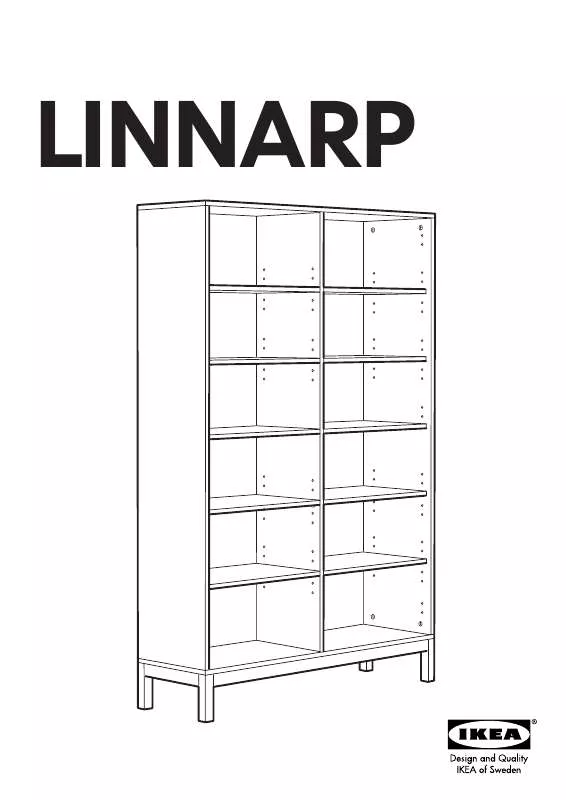 Mode d'emploi IKEA LINNARP BOOKCASE 45 1/4X70 1/8