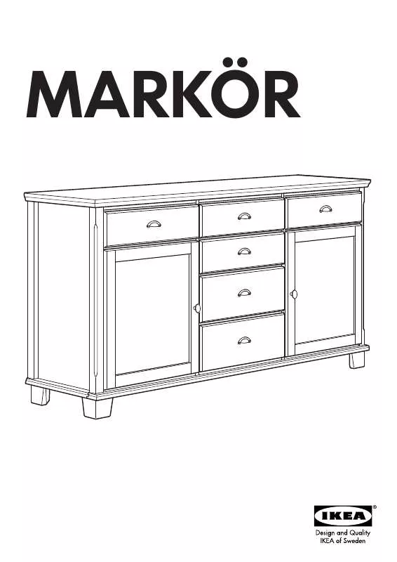 Mode d'emploi IKEA MARKÖR BUFFET