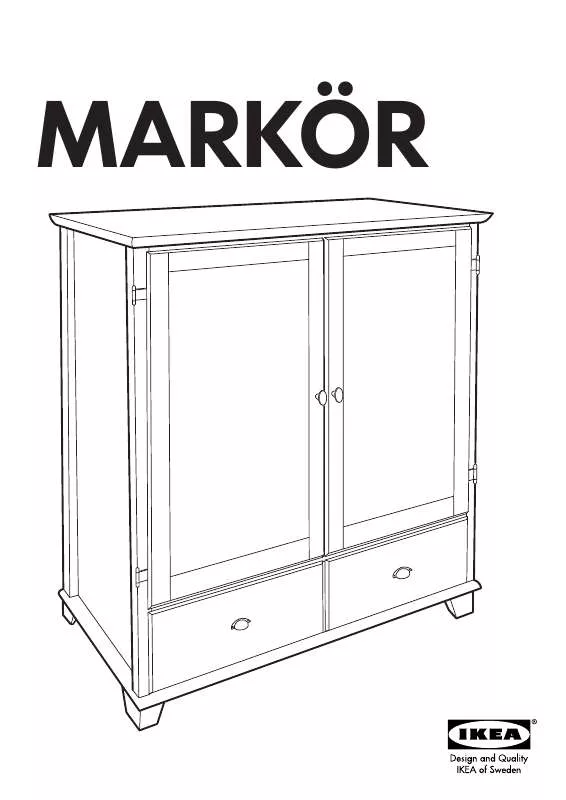 Mode d'emploi IKEA MARKÖR TV STORAGE UNIT 45X53