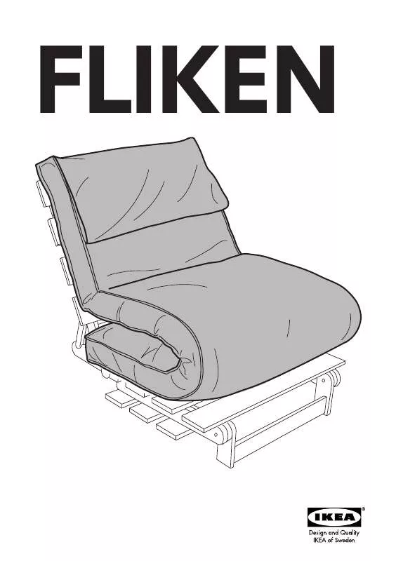 Mode d'emploi IKEA MASSUM FLIKEN FUTON CHAIR COVER