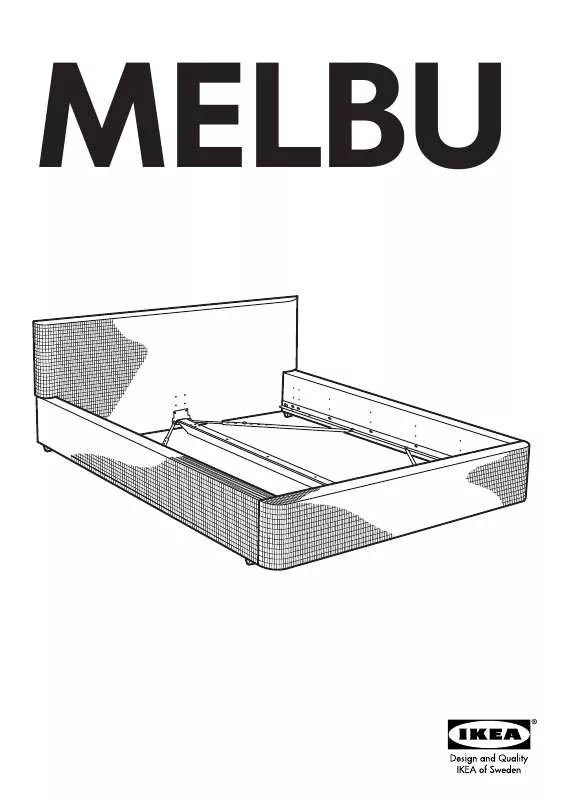 Mode d'emploi IKEA MELBU BED FRAME FULL & QUEEN