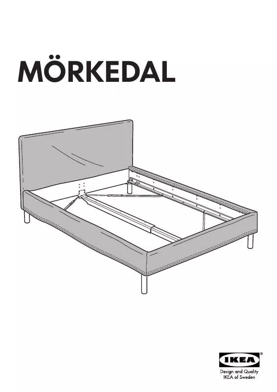 Mode d'emploi IKEA MÖRKEDAL HEADBOARD/FOOTBOARD FULL/DOUBLE