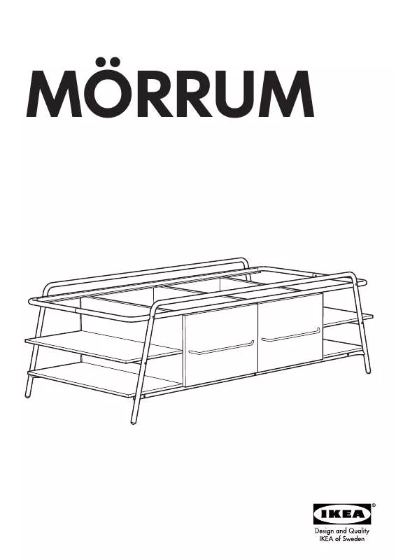 Mode d'emploi IKEA MÖRRUM BED W/ STORAGE TWIN