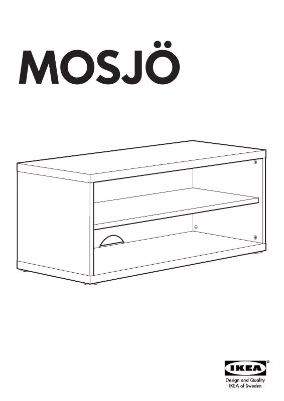 Mode d'emploi IKEA MOSJÖ TV UNIT